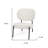  Cream Boucle Lounge Chair