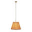Scalloped 1-Light Pendant, Boucle Linen-457157070