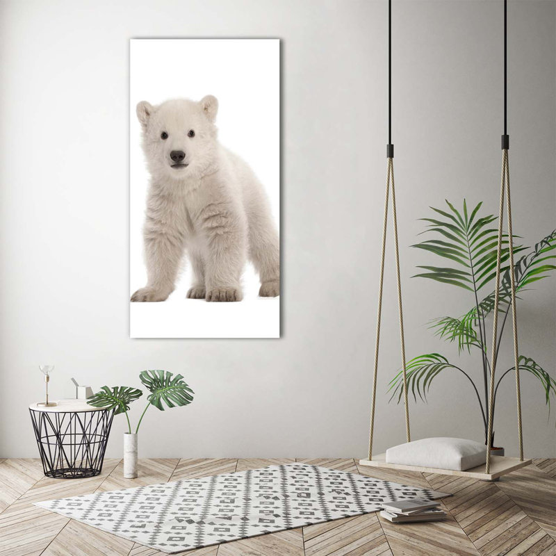 A Polar Bear - Wrapped Canvas Print