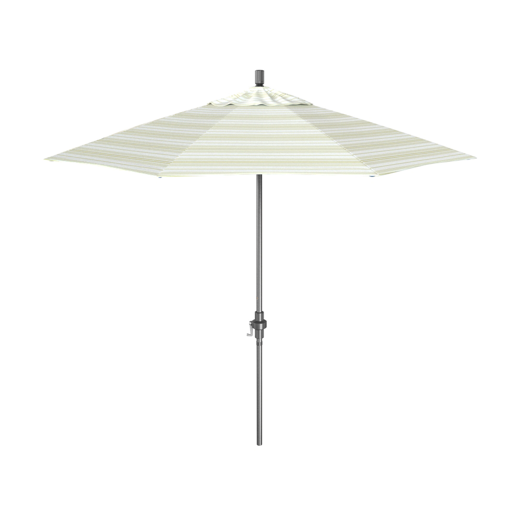 Santana 108'' Outdoor Umbrella, Gray, Welfleet Basil Outdura®