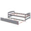 Lit plateforme simple avec lit gigogne sous le lit-1204879646