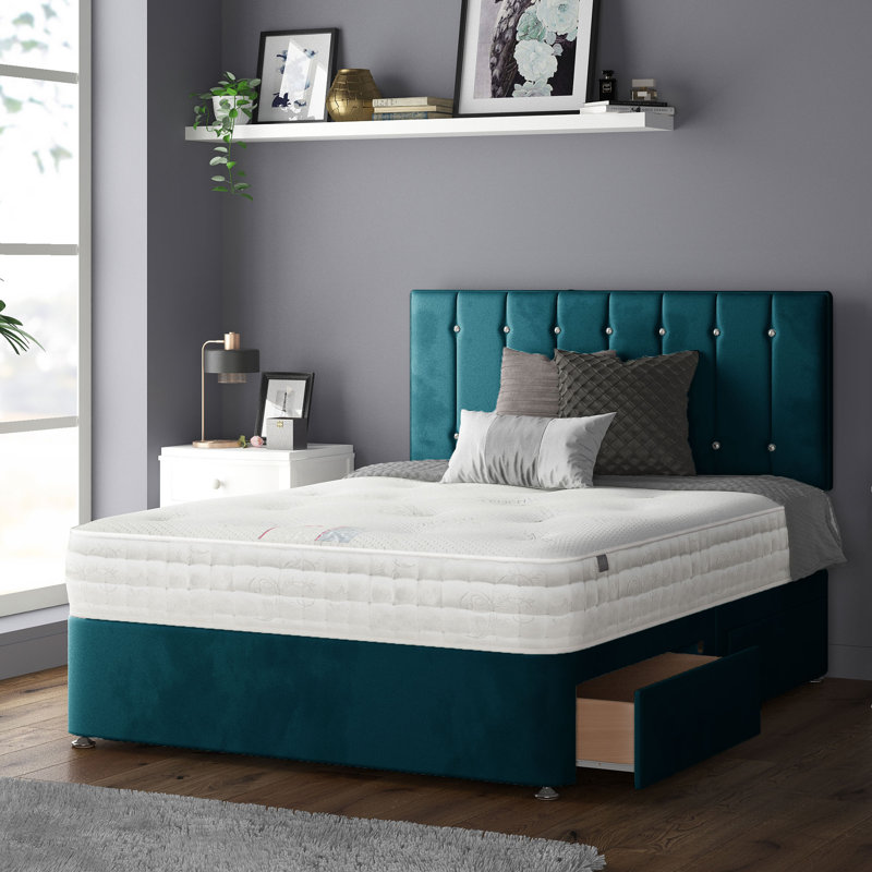 Chiesa Upholstered Headboard, Double (4'6), Mallard