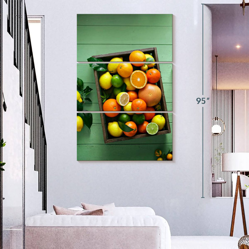 Yarlin Citrus Fruits Tray, 32" H x 20" W