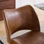 Chaise pivotante en cuir artificiel confortable-497523956