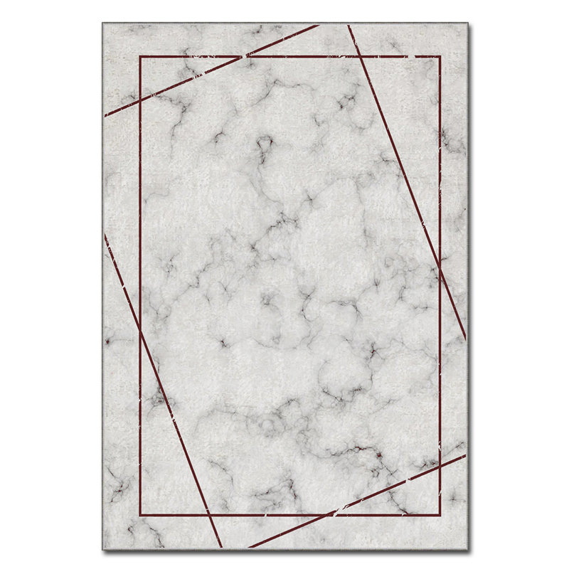Luxurious Velvet Area Rug, 4.6 x 7.2 Feet | 100% Polyester, 740 g/m² | Non-Slip Felt Dot Underside, Machine Washable | Digital Print Design, Easy to Clean, Perfect for Living Room & Bedroom Décor
