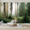 Papier peint 3D pin vert forêt brouillard paysage mural auto-adhésif papier peint adhésif pour chambre à coucher salon dortoir décoration murale plafond autocollant