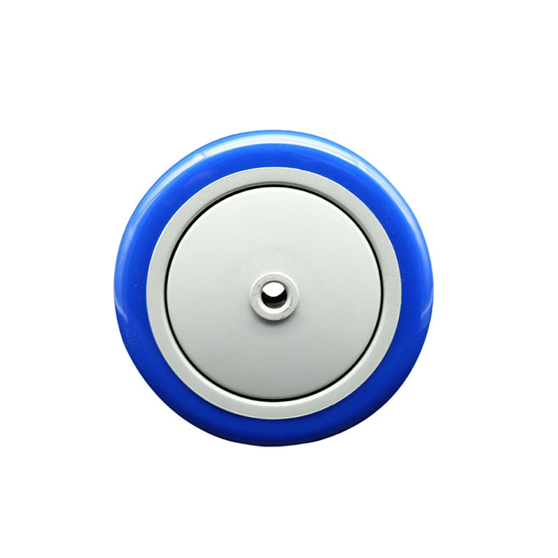 Polyurethane on Polyolefin Casters, Blue