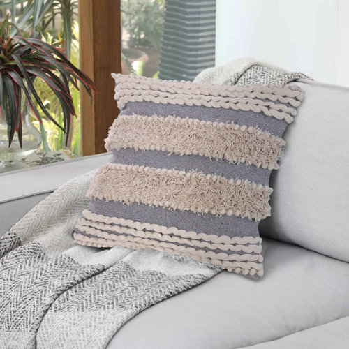 Gray & Silver Throw Pillows You'll Love | Wayfair