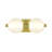 Palmas 2 Light Vanity In Gold