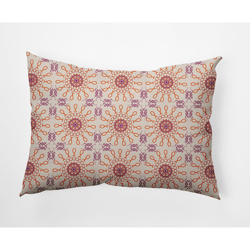Coussin décoratif intérieur / extérieur en polyester Polyfill, 14 po x 20 po, Terre de Sienne