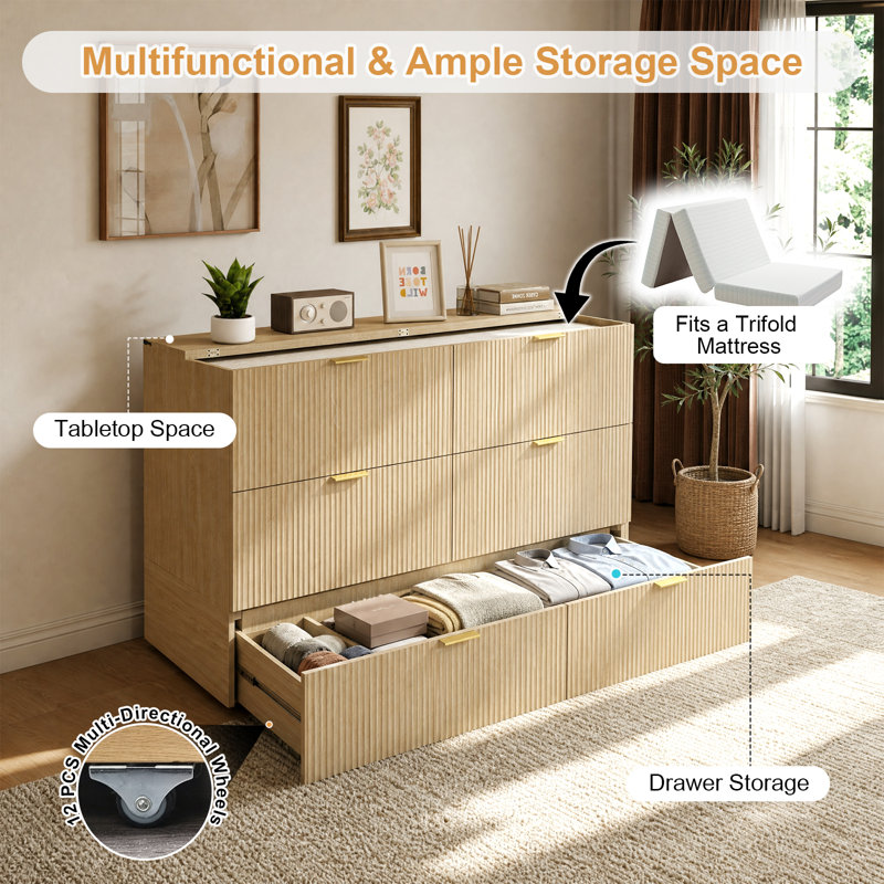 Queen Murphy Bed , Outlets & Storage – Mid-Century Cabinet Bed