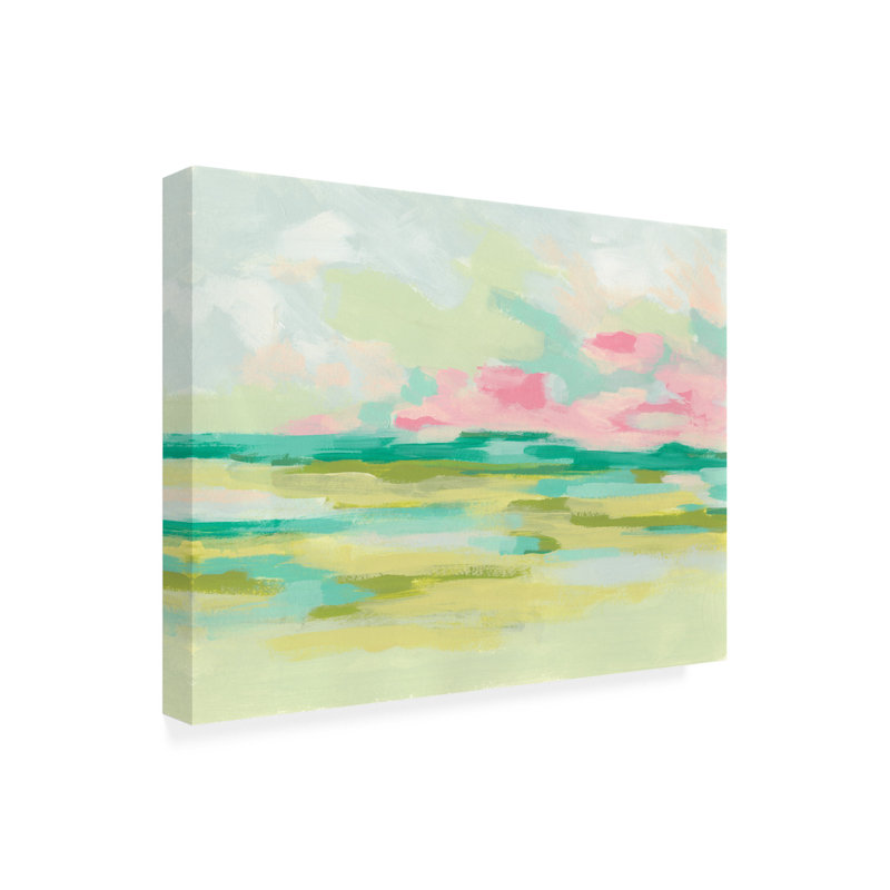 «June Marsh Morning I» sur toile, June Erica Vess, H 14 po x l 19 po x P 2 po