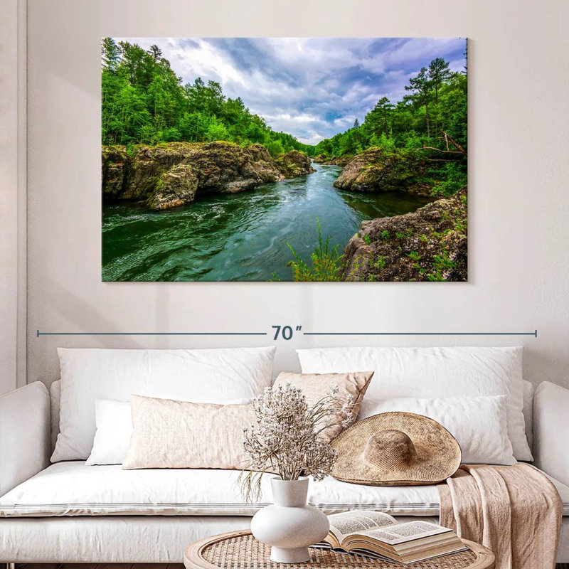 Alvord Mountain Forest River, 34" H x 51" W