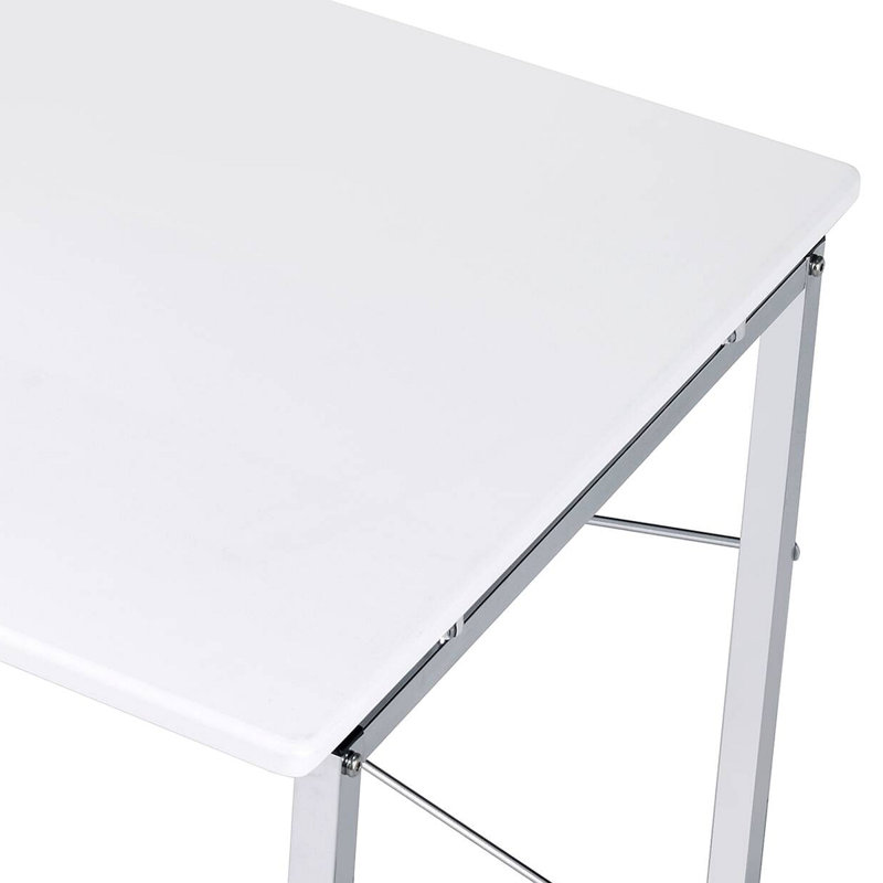 Bureau d'écriture avec base traîneau, Blanc