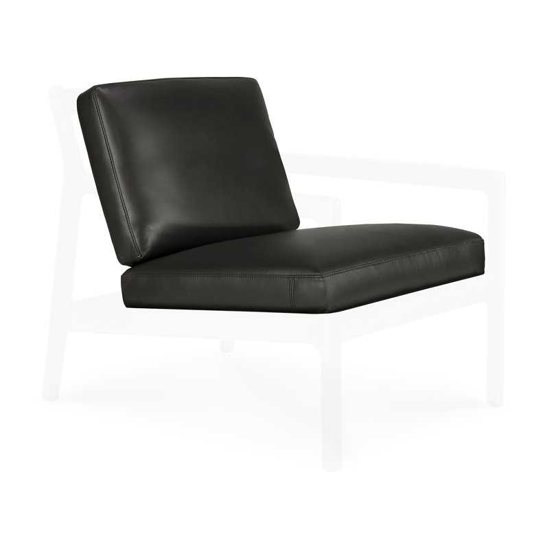 Jack Outdoor Lounge Chair Cushion, Black