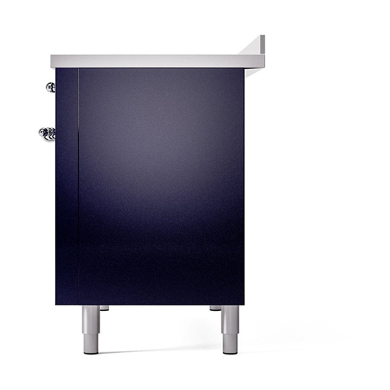 ILVE Nostalgie II Noblesse 48 in Induction Range, Midnight Blue/Chrome