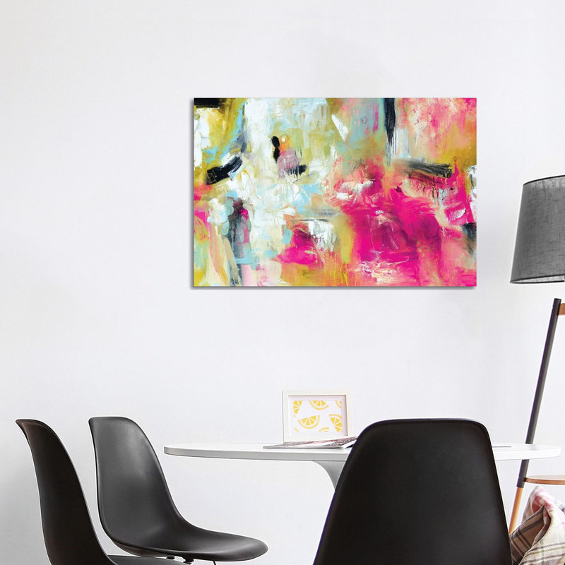 Abstract VII by Andrada Anghel - Painting on Canvas, 66.04cm H x 101.6cm W x 3.81cm D, Wrapped Canvas