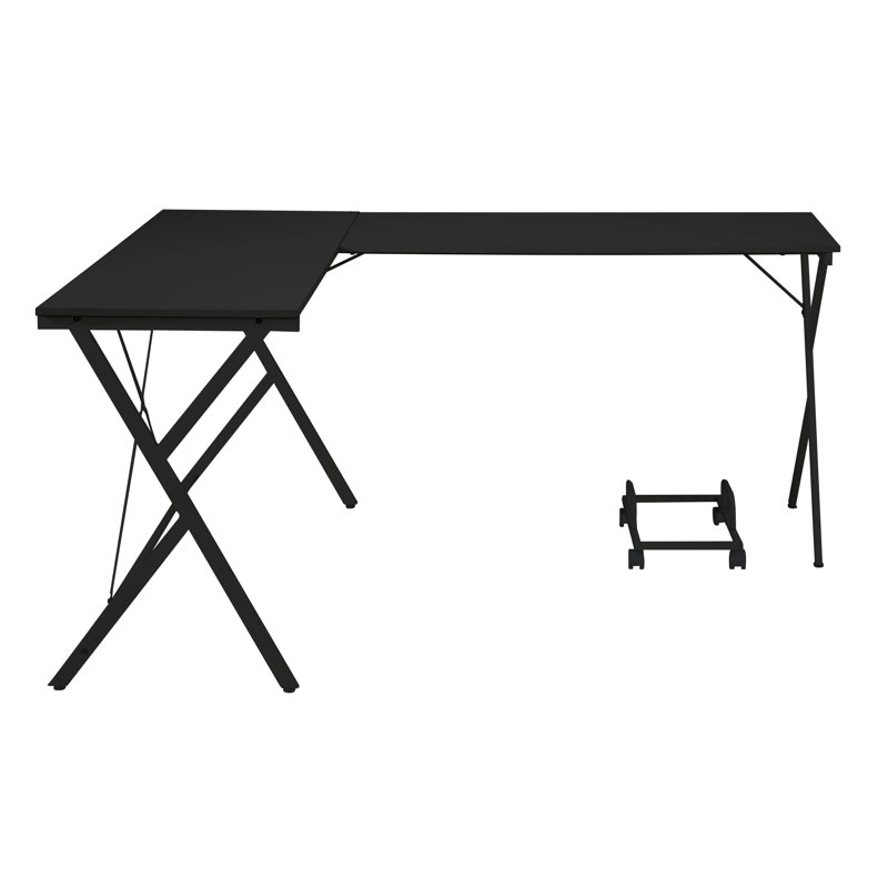 Bureau en L Demico, Noir