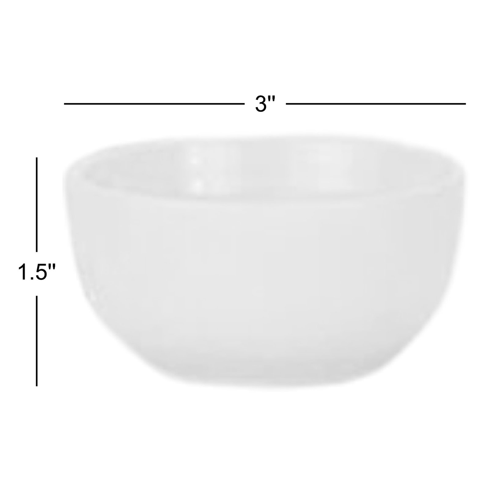 Frej 3'' Stoneware Cereal Bowl, Mustard