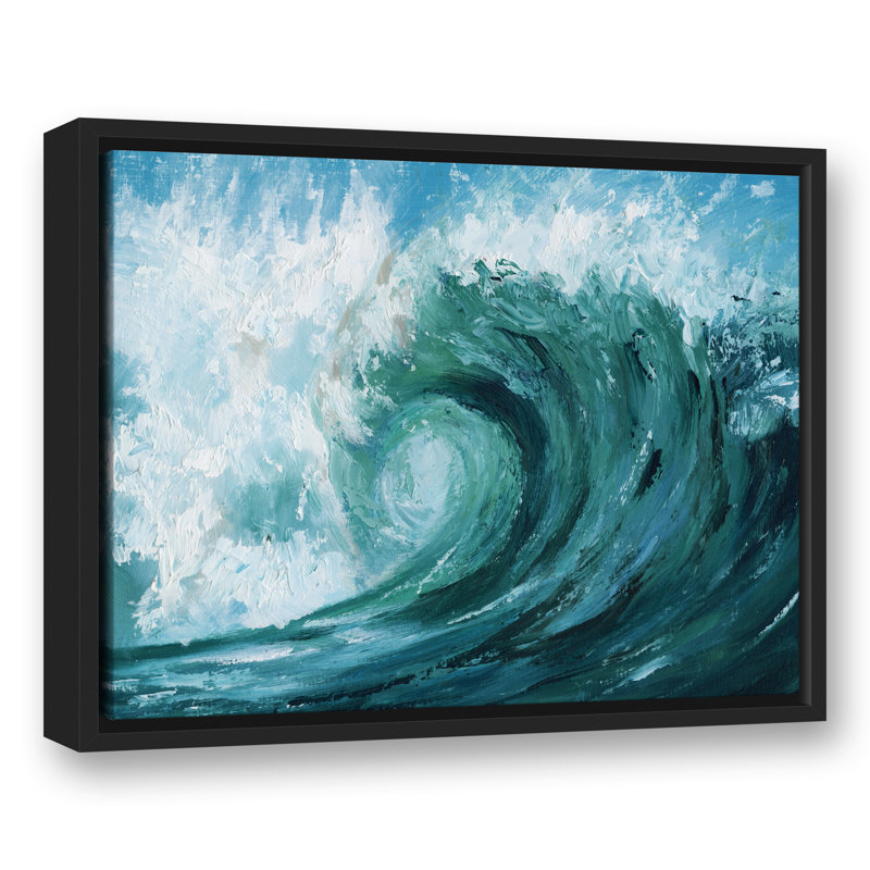 Raz de marée, reproduction d'art sur toile, H 17,75 po x l 21,75 po x P 1,75 po