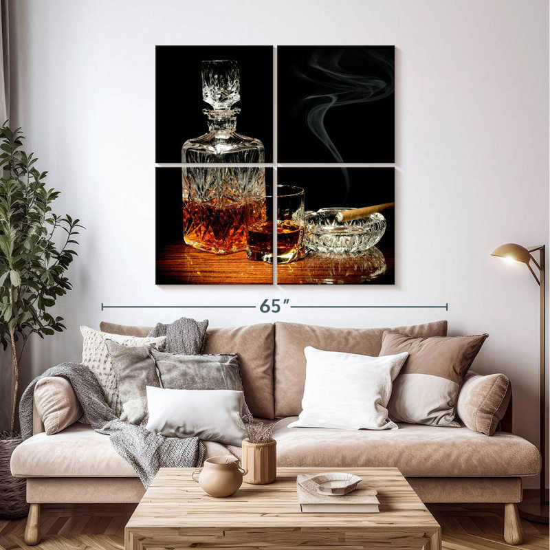 Yarlin Whiskey Decanter And Cigar