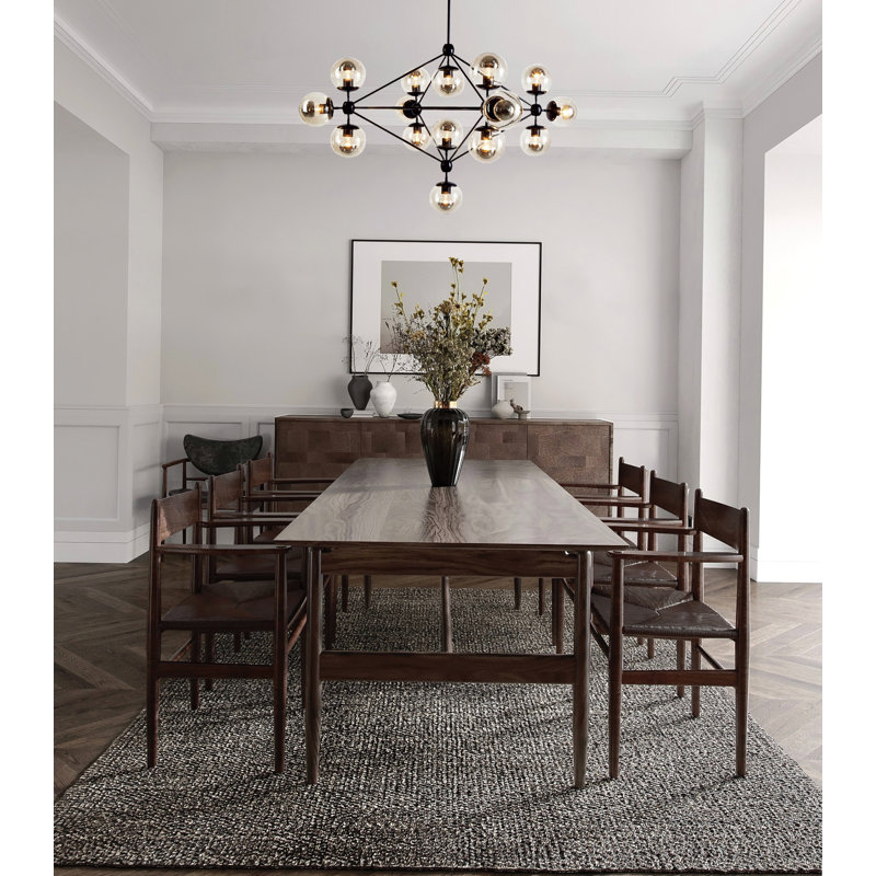 Lehto 15-Light Sputnik Modern Linear Chandelier