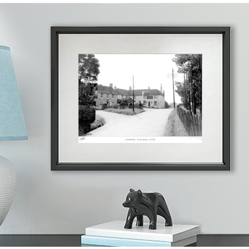 Lympne, Village C1955 by Francis Frith - Single Picture Frame Print, 40cm H x 50cm W x 2.3cm D