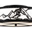 Rustic Lodge 4 - Light Flush Mount