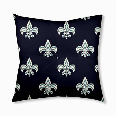 Floral Reversible Throw Pillow