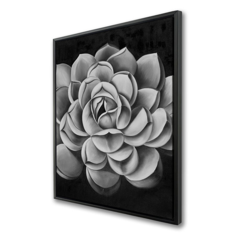 Toile grasse noire et blanche | Décoration de chambre noire