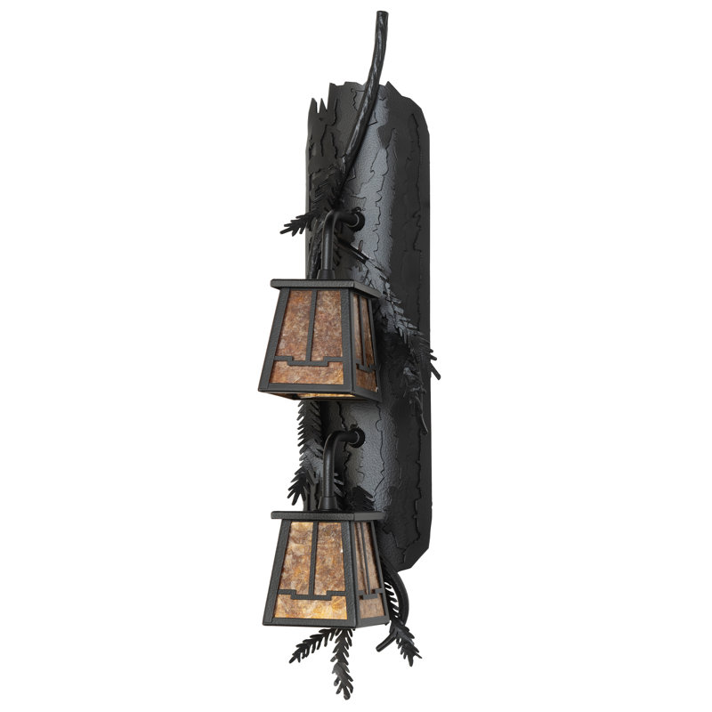 Pine Branch Valley Steel Armed Sconce