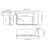 70.9'' x 43.3'' Corner Whirlpool Acrylic Bathtub with Faucet