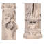 Statue de jardin romaine avec bol Pilaster
