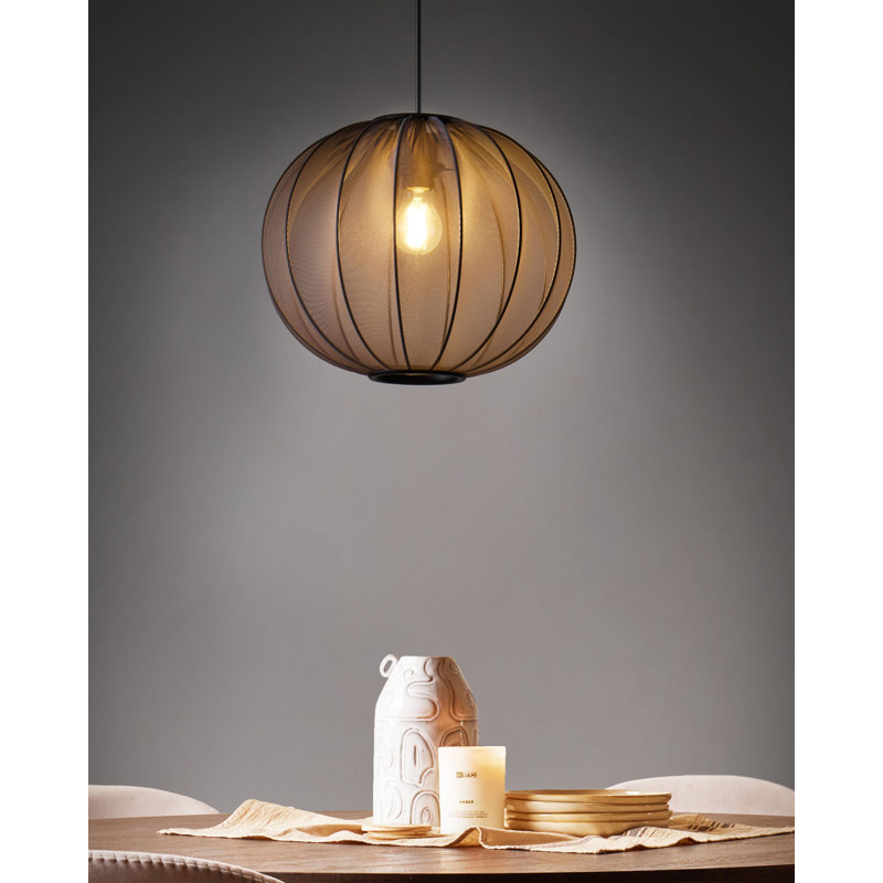 Blumenfeld 1 - Light Matte Ball Pendant, Black