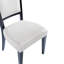 Ensemble de 2 chaises de salle à manger rembourrées, chaises d'appoint à dossier incurvé traditionnelles avec tissu doux et structure en bois massif-646338528