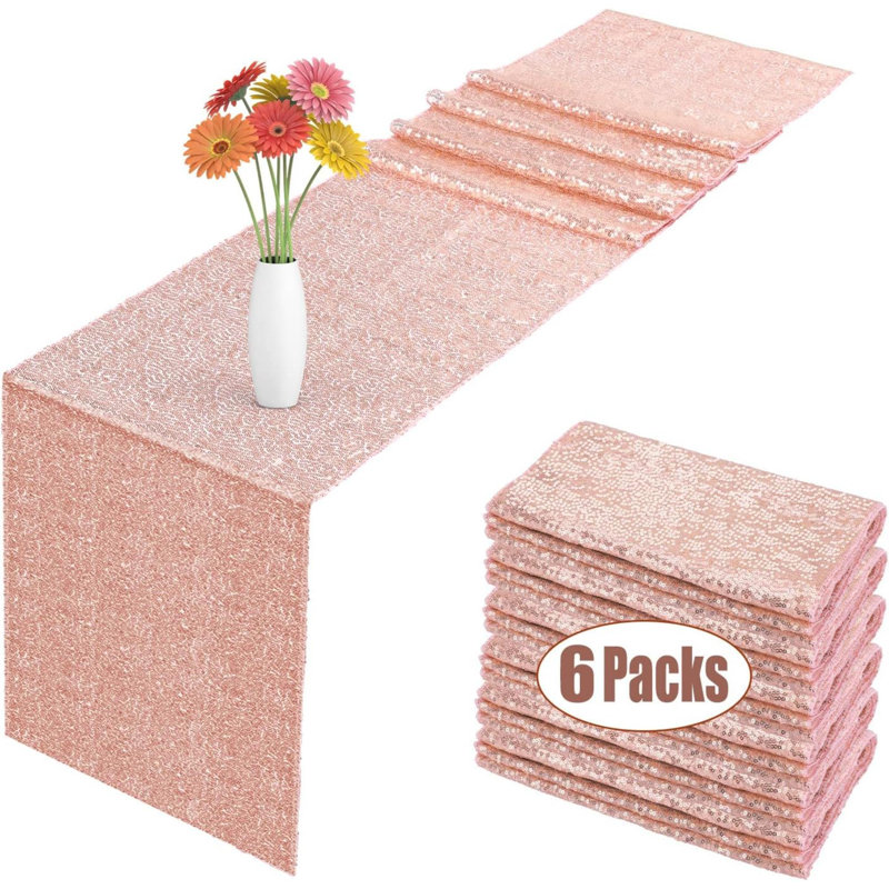Chemin de table Bula Runner, Or rose