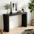 Minimalist style black console table-828602285