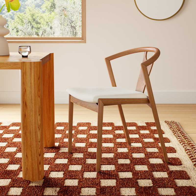 Ambra Upholstered Dining Chair, Natural, 1
