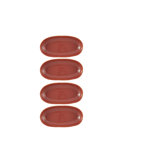 Gemstone Coral Stoneware Platter