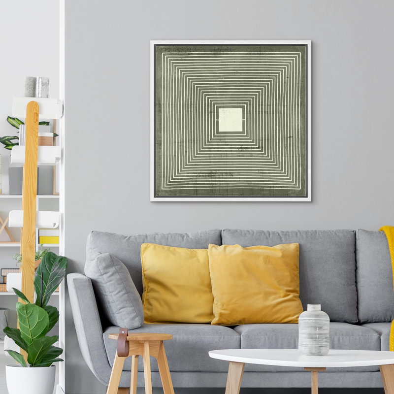 Square Maze, reproduction d'art sur toile, Blanc, H 24 po x l 24 po