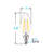 4 Watt (40 Watt Equivalent), LED, Dimmable Light Bulb, E12/Candelabra Base-72250225