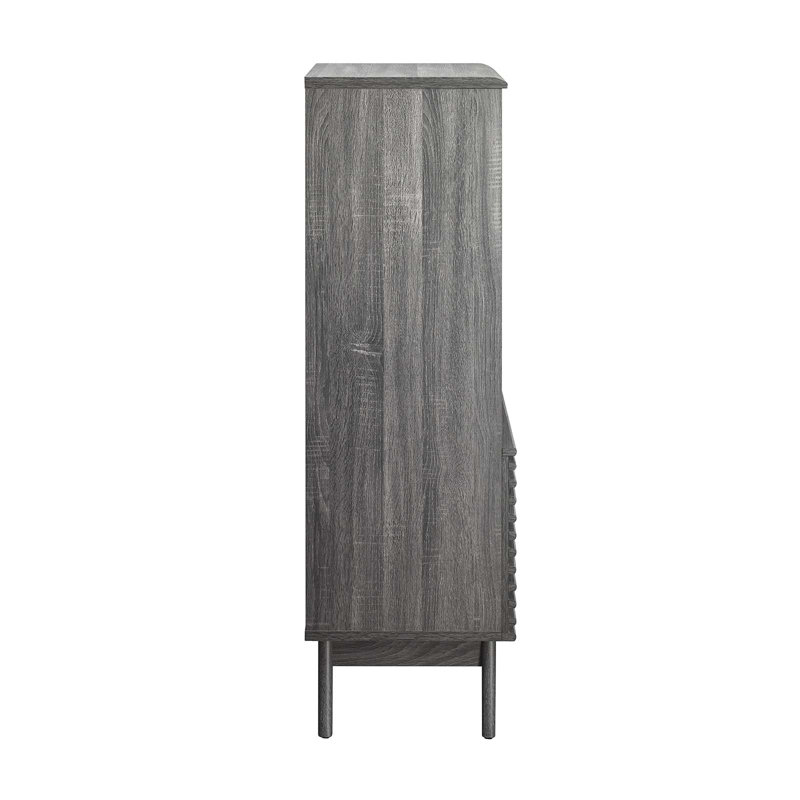 Modway Render Display Cabinet Bookshelf, Black