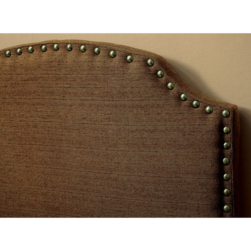 Tête de lit tapissier, Double / Grand, Brun