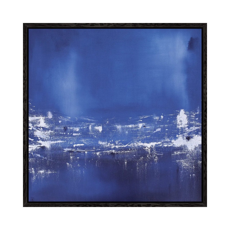 Shivers by KR MOEHR - Floater Frame Print on Canvas, 45.72 cm H x 45.72 cm W, Black Framed Canvas
