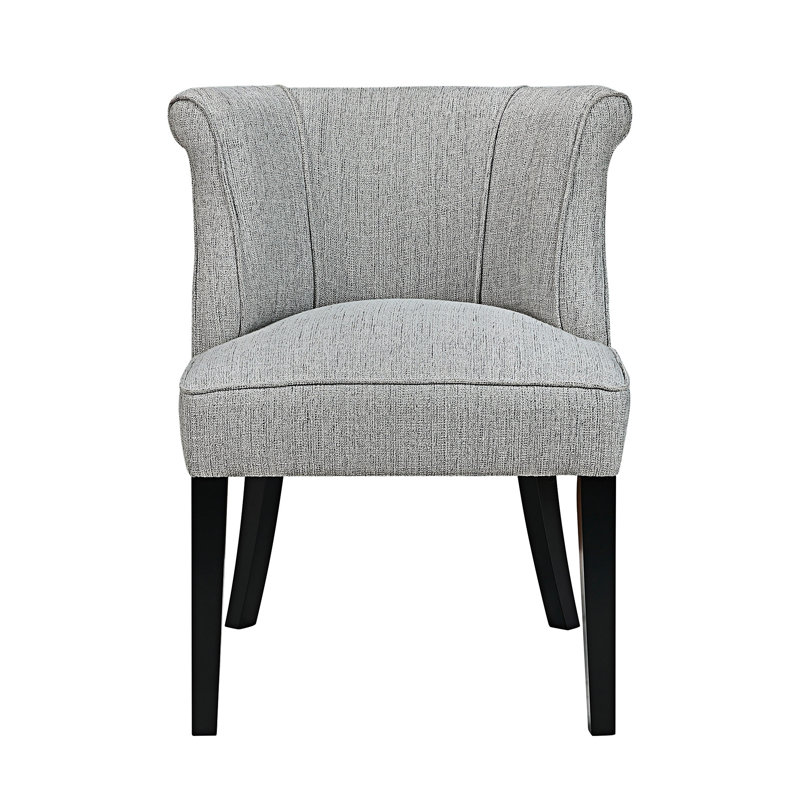 Upholstered Accent Chair, Gray
