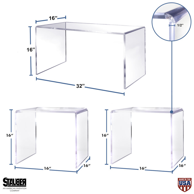 Ensemble de tables basses 3 pièces Mckamey