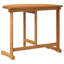  Table de balcon pliable en bois d'acacia massif brun moyen