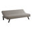 Serta Nova Scotia 66.1" Metal Leg Convertible Sofa, Horizontal Channel Tufting, Easy Assembly-111078654