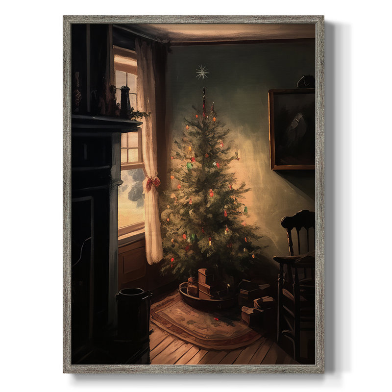 «Christmas Holiday Art DCX», reproduction encadrée - bois massif
