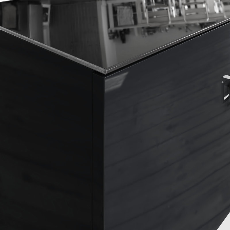 LYRA 100cm Sideboard, Black